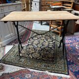 Bistro table with oak top