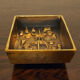 Alfieri Gardone's brutal bronze vacuum-pocket ashtray for Lauterbach