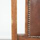 Set of four antique oak dining chairs in Art Nouveau style
