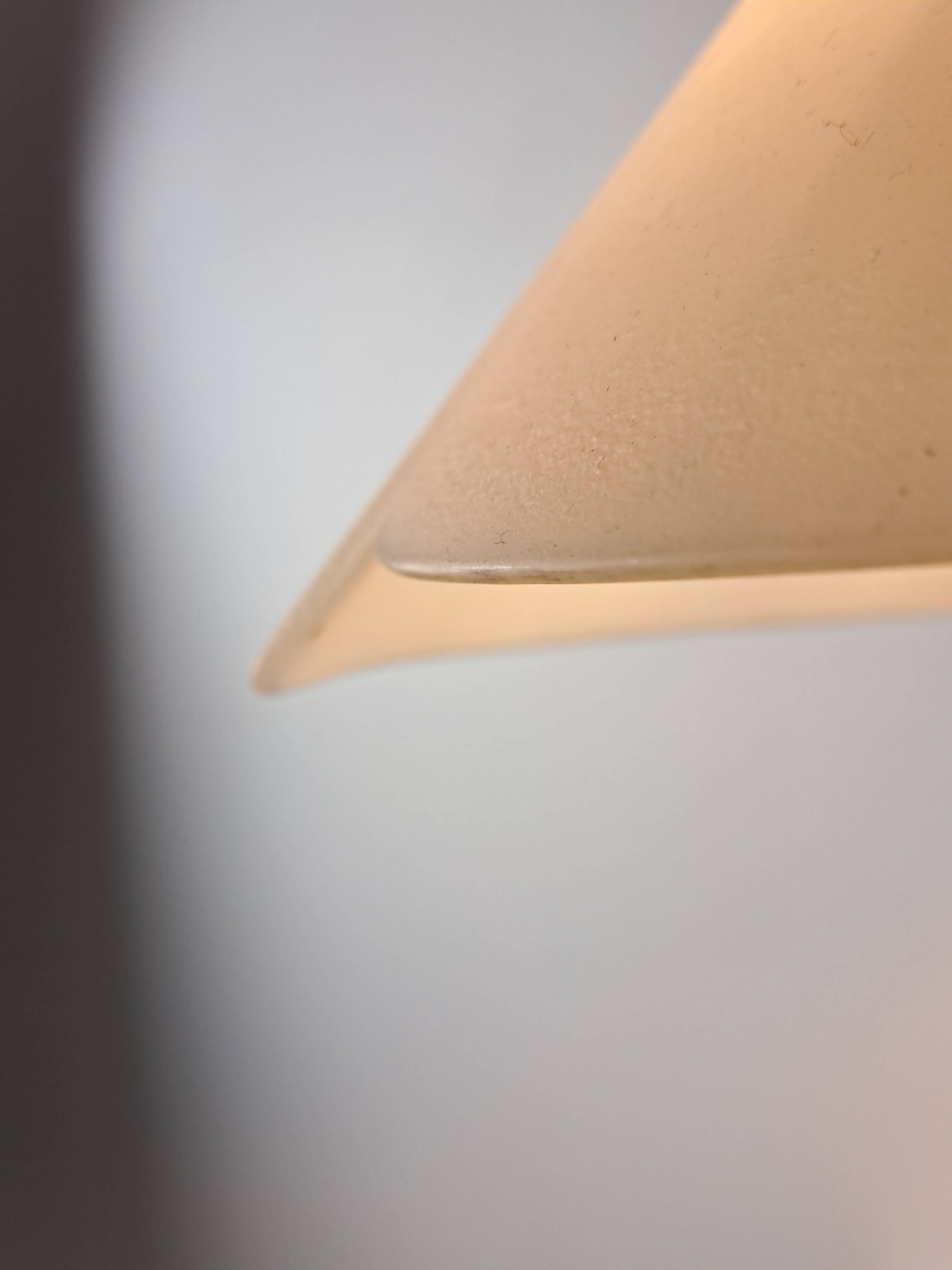 Vintage hem glass lampshade bedside lamp