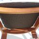 4 Chaises design Scandinave tissu bouclettes