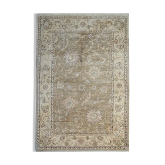 Beige Rug Handwoven Zieger Carpet 181x266cm