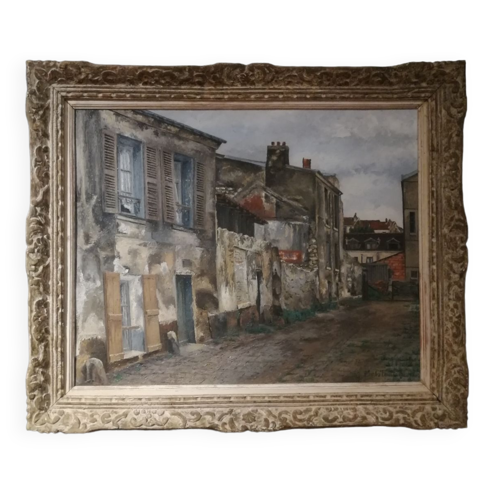 Painting rue de Paris by Germain Delatousche