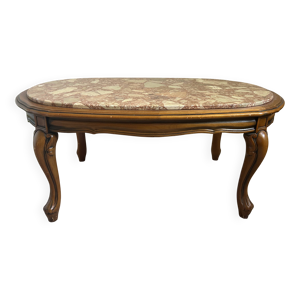 Table basse style Louis - massif