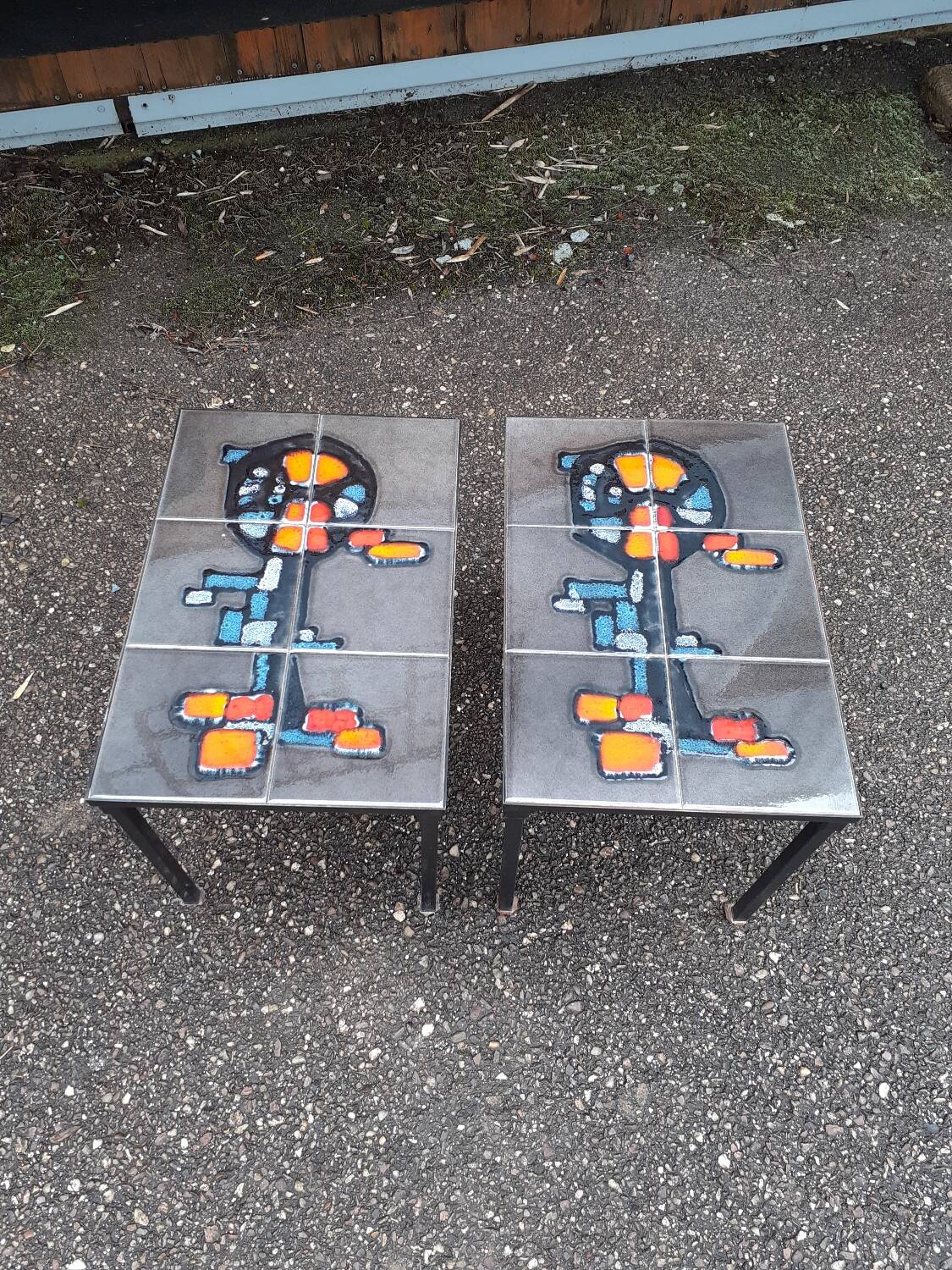 Vintage bedside tables