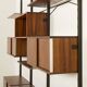 Ico Parisi rosewood wall unit for MIM, Italy 1960s