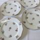 6 porcelain dessert plates from Pil Limoges in very good condition