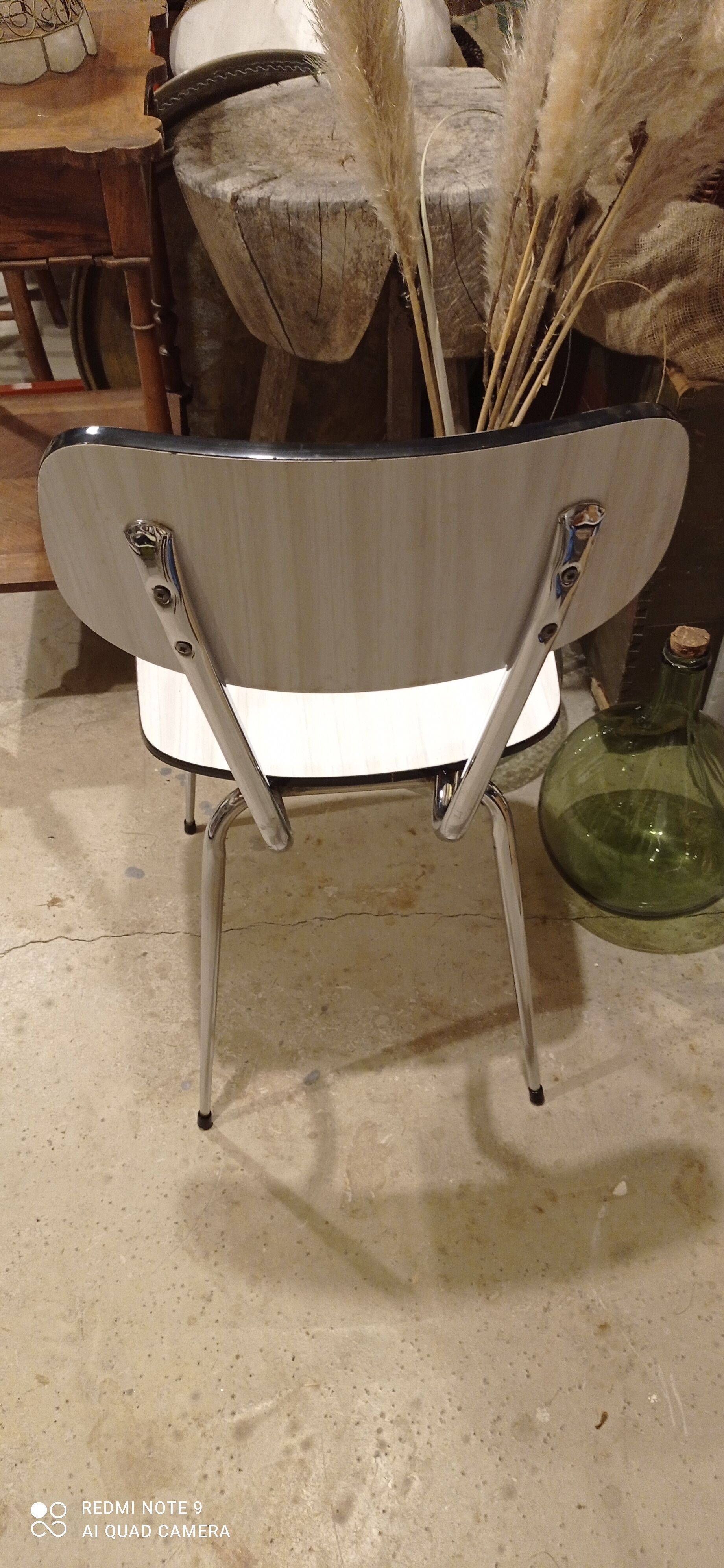 Marbled formica chair