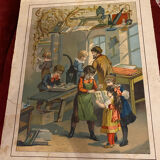 19th century wooden cube set