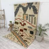 Handmade wool Berber rug 250 X 150 CM