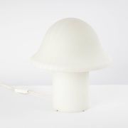 Large glass table lamp by Peil & Putzler, Germany, 1970s.