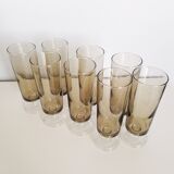 Light-coloured Luminarc champagne flutes