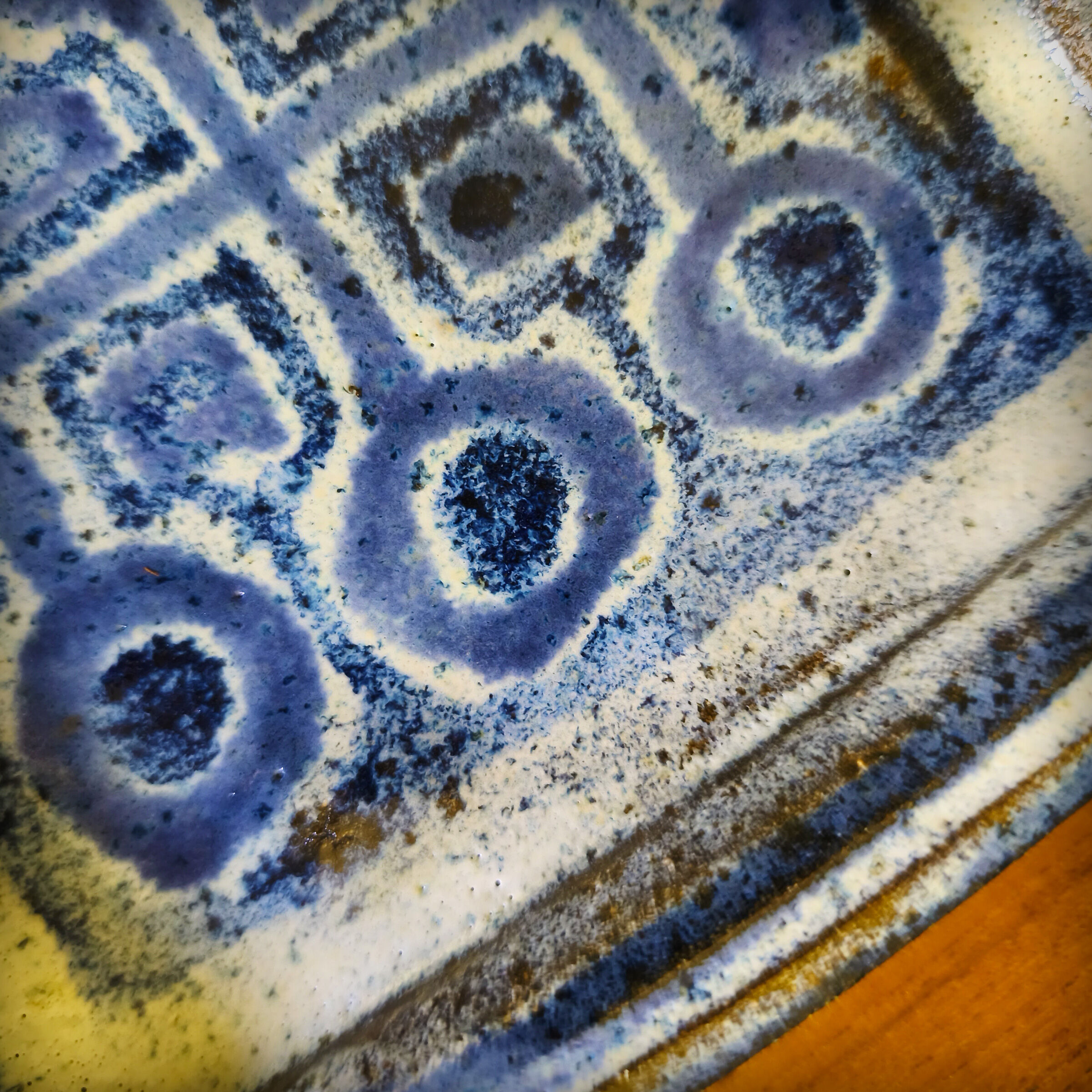 Wall plate in ceramic by Herluf Gottschalk Olsen, Denmark, 1960s