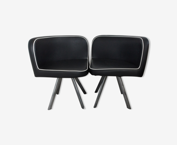 Lot de 2 fauteuils vintage