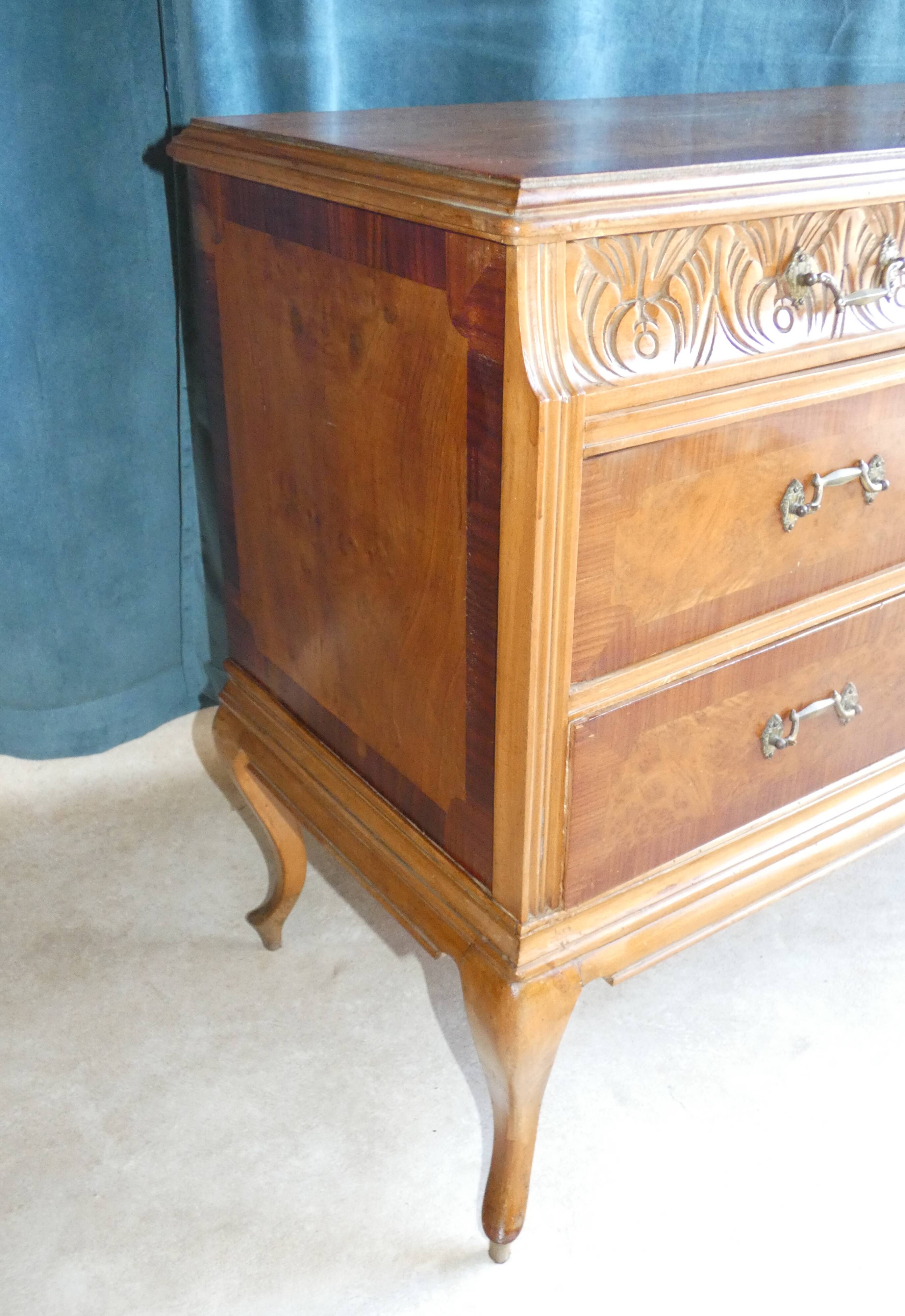 Chest of drawers Neoclassical 4 drawers in Wood circa 1920