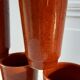 Set of 5 sandstone glasses Digoin Sarreguemines 70s