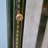 Wooden showcase and gilded motifs 1970