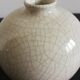 Cracked ceramic ball vase