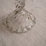 Set of 2 glass candle holders