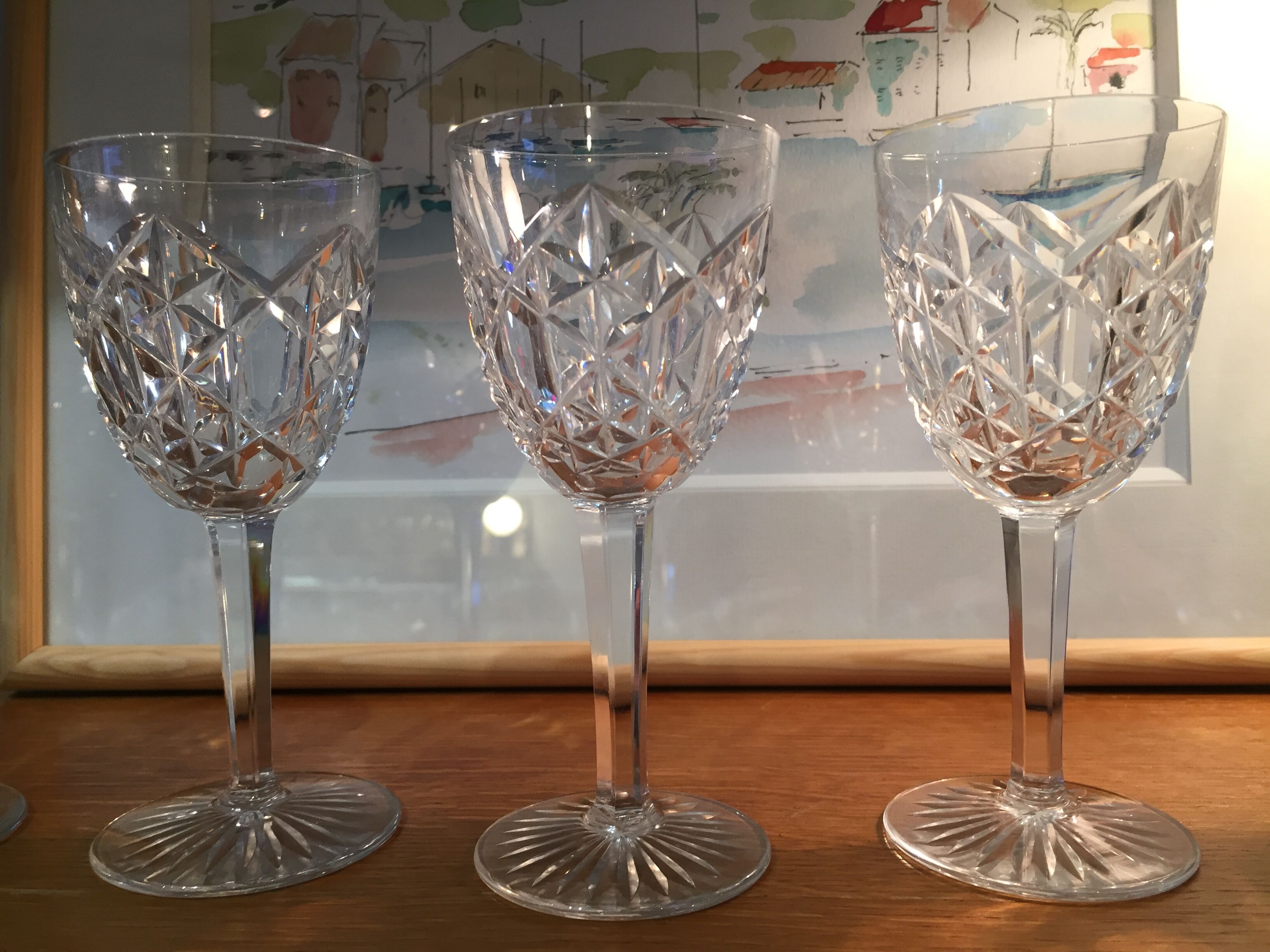 Baccarat crystal glasses