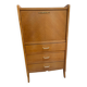 Vintage secretary with compass feet, 1960