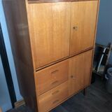Teak storage unit