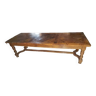 Oak dining table, Versailles parquet top