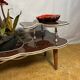 Mid-Century Retro Vintage Tiered Coffee Table / Plant Stand 1960  Formica