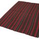 Turkish Handmade Vintage Anatolian Kilim 139 cm x 197 cm
