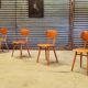 Set de 4 chaises éditée par ton 1960