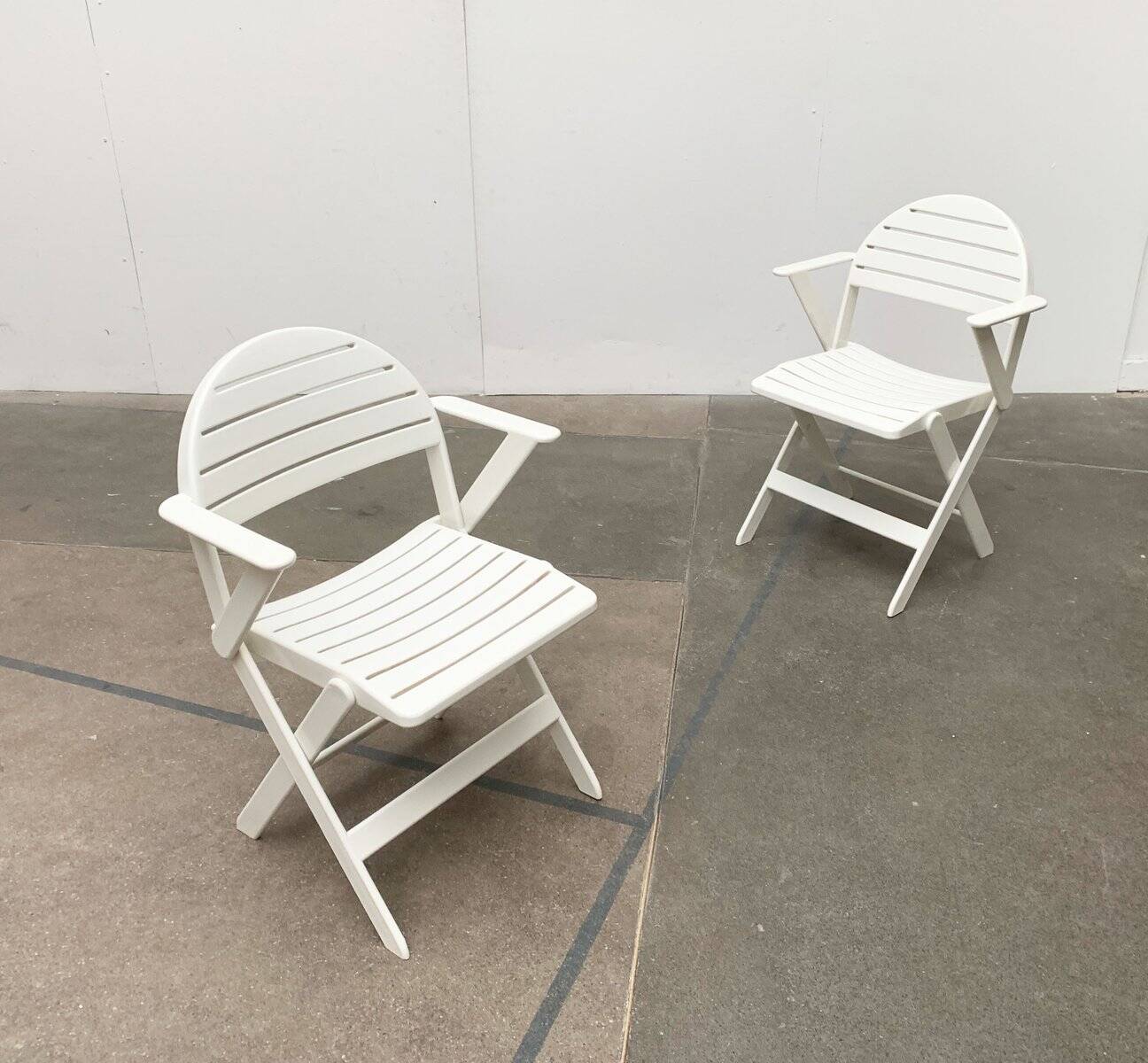 Postmodern folding chairs by Niels Gammelgaard for Ikea, set of 4.