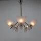 Mid-century chandelier by Drukov,  1960