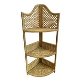 Folding rope corner, 70s corner shelf