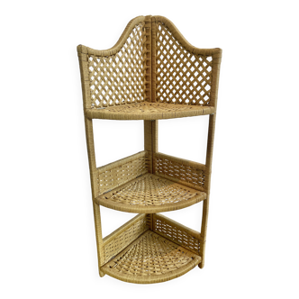 Folding rope corner, 70s corner shelf