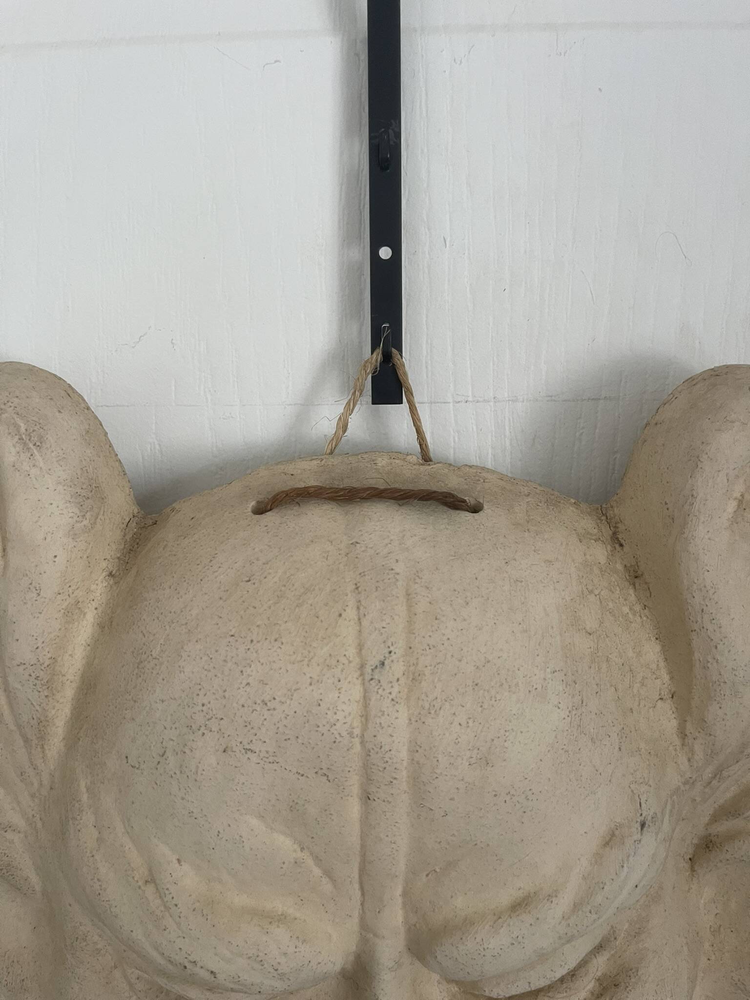 Ancient Rare Head Face Mascaron Satyr Mask Pottery Bavent France Clay