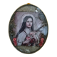 Vintage ex voto religious frame
