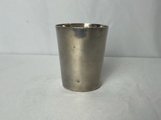 Silver timpani hallmark Minerva late nineteenth