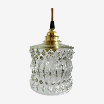 Baladeuse en verre moulé pressé