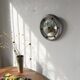 Round convex metal mirror in English style 1900