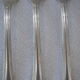 Fish service and its 6 silver-plated metal cutlery in the crossed ribbons model.