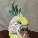 Saxony porcelain parrot