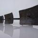German Brutalist Iron Candleholder, 1960s