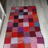 Patchwork wool blanket