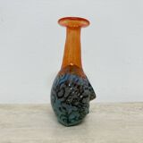 Rare Kjell Engman for Kosta Boda Sweden vase Rio face glass miniature vase