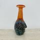 Rare Kjell Engman for Kosta Boda Sweden vase Rio face glass miniature vase