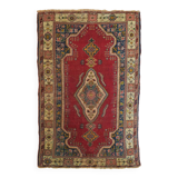 Vintage Handwoven - Red Ground Rug