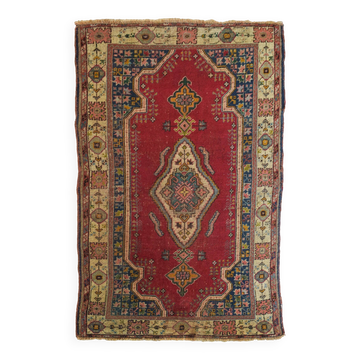 Vintage tissé à la main - Tapis de sol rouge