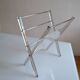 Modernist magazine holder Pop Space age smoked plexiglass vintage 70s
