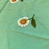 Vintage round tablecloth and napkins
