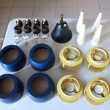 Very rare chandelier by Danish Voss Belysning  - Denmark 1950s